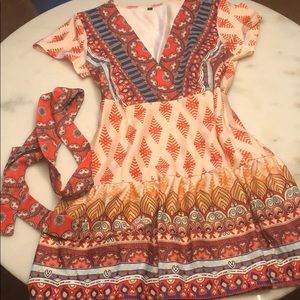 Multi-colored dress - NEW